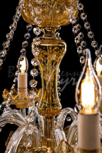 Люстра свеча L19597/8 G (gold)