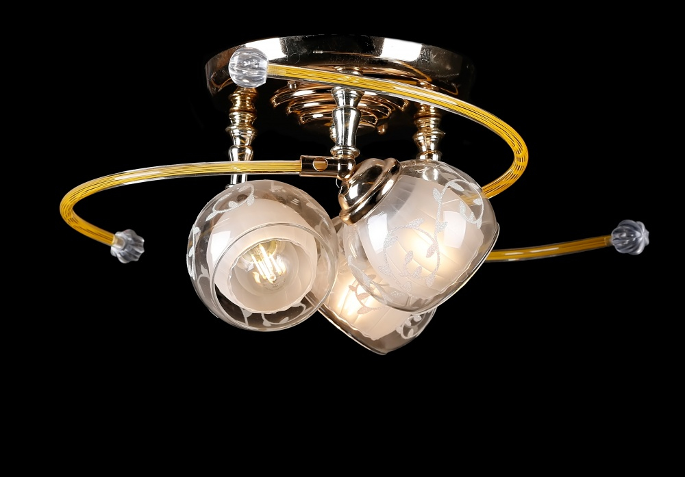 Люстра з плафонами  L1406/3A (FGD+BR)