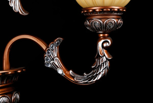 Люстра с плафонами  L6821/3 (BR)