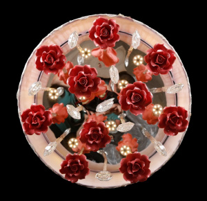 Кругла люстра  L78085/450/8 (RED) LED