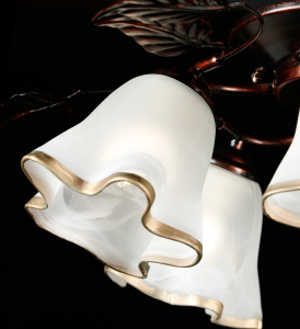 Люстра с плафонами  L76012/5 (MIX(WT1+BG1))