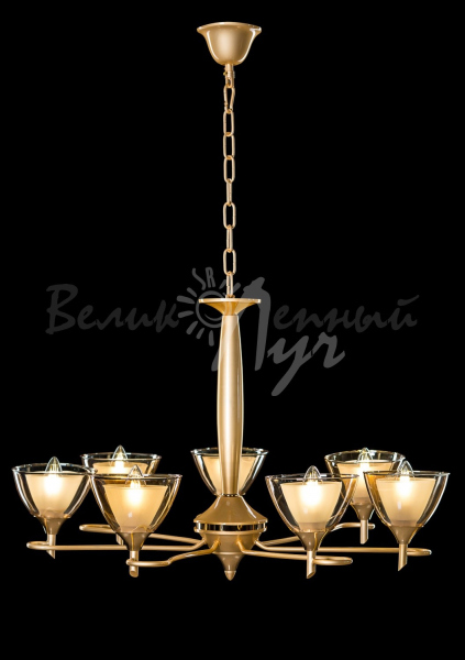 Люстра з плафонами  L15004/7 (gold)