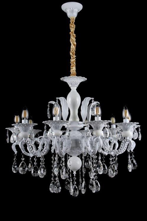Люстра свічка L223/10 (WT+SL)
