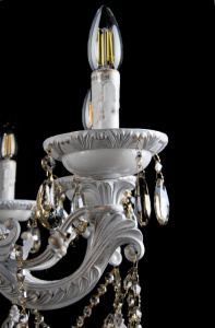 Люстра свічка L8106/10 (WHITE) Люстра свічка L8106/10 (WHITE)