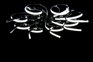 Світлодіодна люстра L1102/8-128W LED (CR)