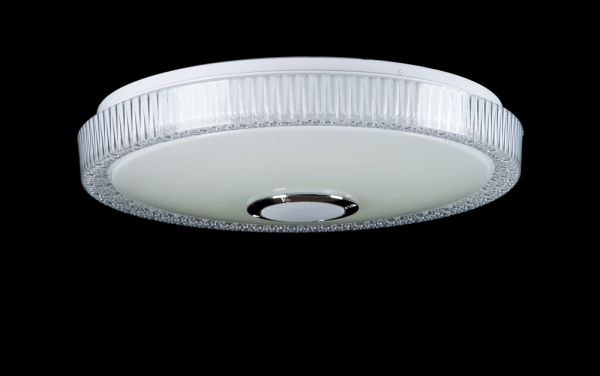 Світлодіодна люстра LY6121/40W*2 LED+bluetooth (WT)