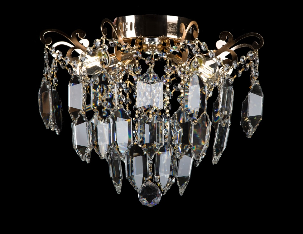 Хрустальная люстра L1833/4+4 LED (FG) Хрустальная люстра L1833/4+4 LED (FG)