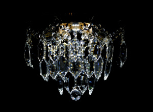 Хрустальная люстра L1833/4+4 LED (FG) Хрустальная люстра L1833/4+4 LED (FG)