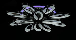 Светодиодная люстра LK208/8+4 LED (ZBK)
