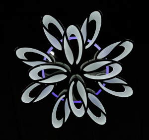 Светодиодная люстра LK208/8+4 LED (ZBK)