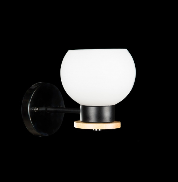 Люстра з плафонами  L9747B/3 (BLK+CR)
