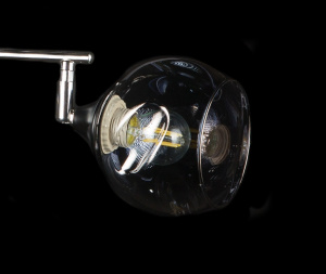 Люстра з плафонами L9765B/3 (CR+BLK) Люстра з плафонами L9765B/3 (CR+BLK)
