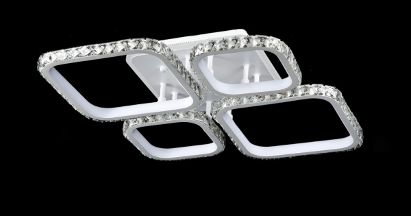 Світлодіодна люстра L1538/2+2 RGB LED (White)