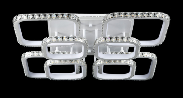 Светодиодная люстра L1538/2+2 RGB LED (White)