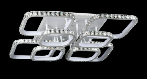 Світлодіодна люстра L1538/4+4 RGB LED (White) Світлодіодна люстра L1538/4+4 RGB LED (White)