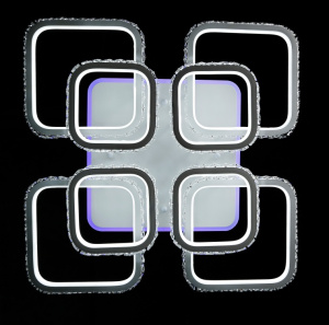 Світлодіодна люстра L1538/4+4 RGB LED (White) Світлодіодна люстра L1538/4+4 RGB LED (White)