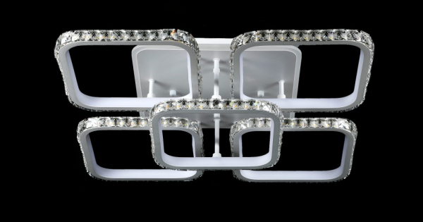 Светодиодная люстра L1538/2+2 RGB LED (White)