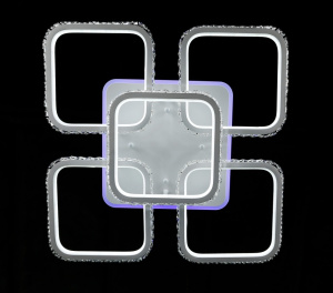 Світлодіодна люстра L1538/4+1 RGB LED (White) Світлодіодна люстра L1538/4+1 RGB LED (White)