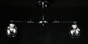 Люстра з плафонами L9806B/2 (CR+BLK) Люстра з плафонами L9806B/2 (CR+BLK)