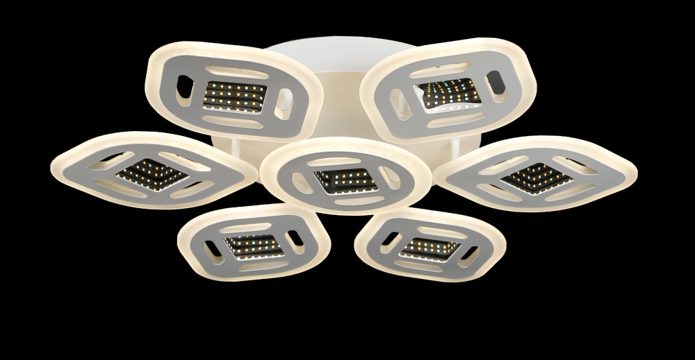 Світлодіодна люстра LK39755/6+1 LED (WT)