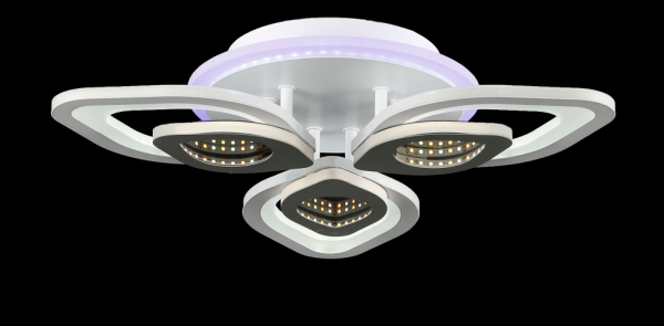 Світлодіодна люстра LK29055/3+1 LED (WT+GREY)