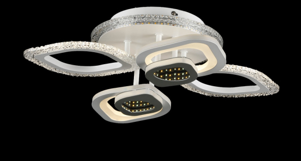 Світлодіодна люстра LK29056/2+2+1 LED (WT+GREY)