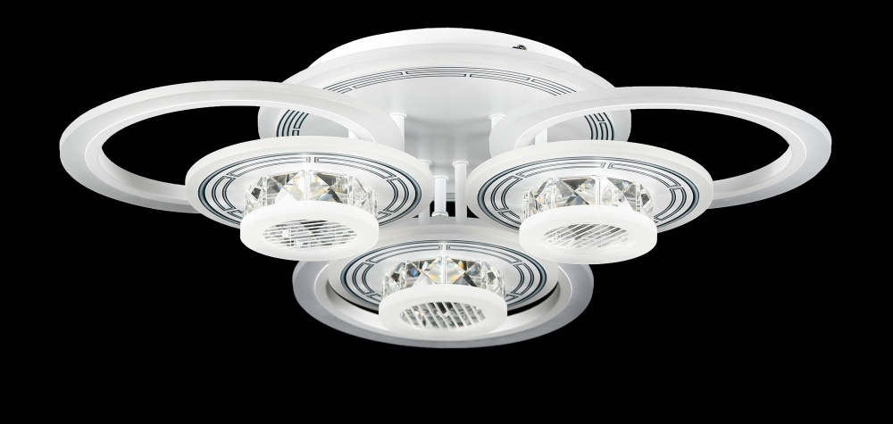 Світлодіодна люстра LK28998/3+3 LED (WT)