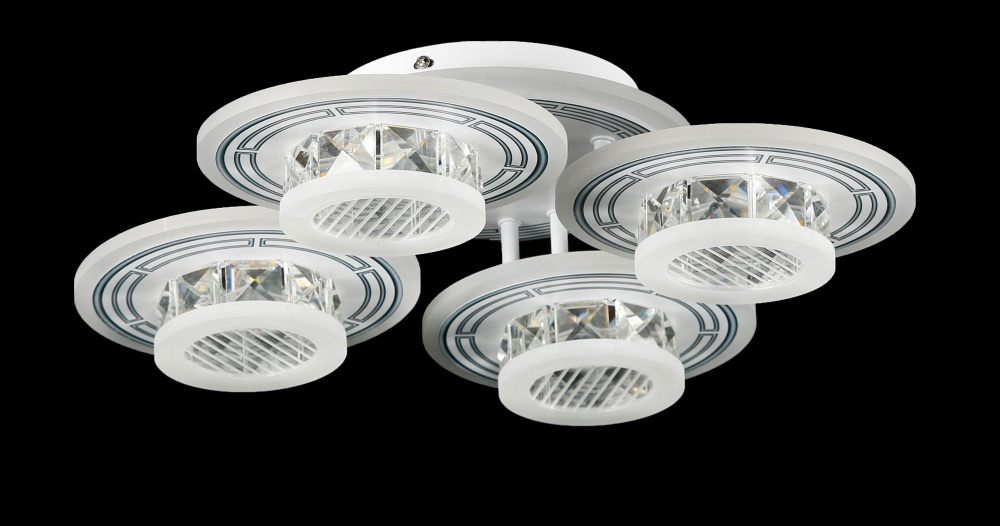 Світлодіодна люстра LK28997/4+1 LED (WT)