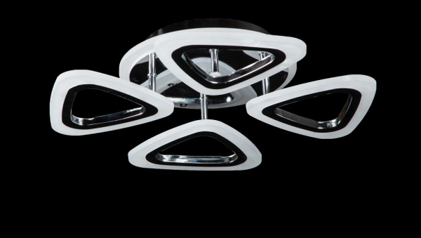 Светодиодная люстра LK39866/4+1 LED (WT+CHAMPANE)