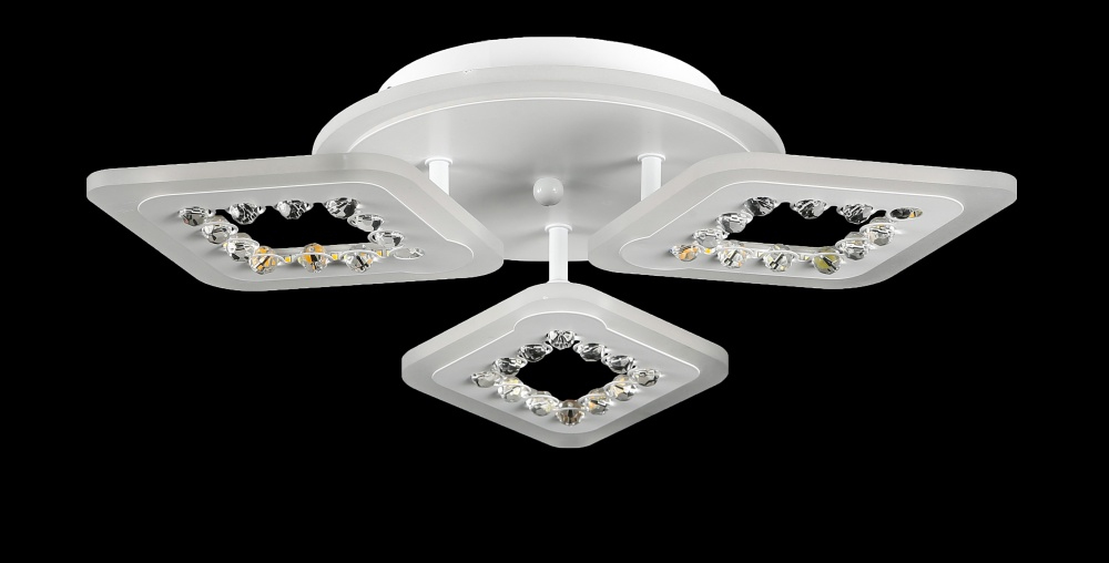 Светодиодная люстра LK39869/3+1small LED (WT)