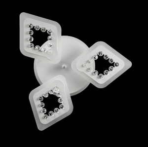 Светодиодная люстра LK39869/3+1small LED (WT)