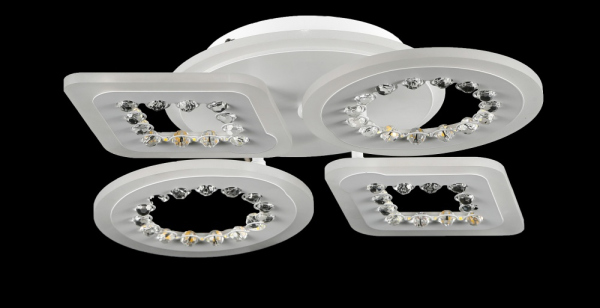 Светодиодная люстра LK39869/2+2+1A LED (WT)