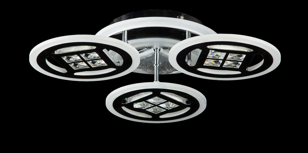 Светодиодная люстра LK28979/3+1 LED (CR)