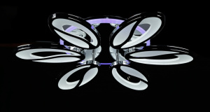 Світлодіодна люстра LK208/6+A LED (chrome)