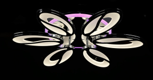 Світлодіодна люстра LK208/6+A LED (chrome)