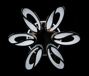 Світлодіодна люстра LK208/6+A LED (chrome)