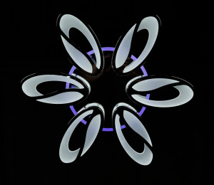 Світлодіодна люстра LK208/6+A LED (chrome)