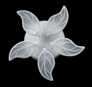Світлодіодна люстра LK26/5+A LED (white)