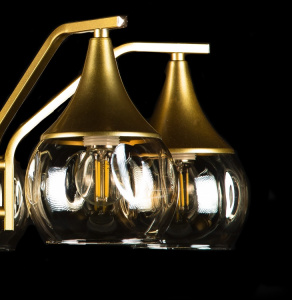 Люстра с плафонами  LGH50328/5 (CHAMPAGNE)