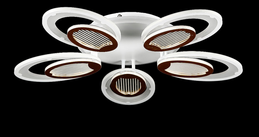 Светодиодная люстра LK29039/5+1 LED (RED+CHAMPANE+WT)