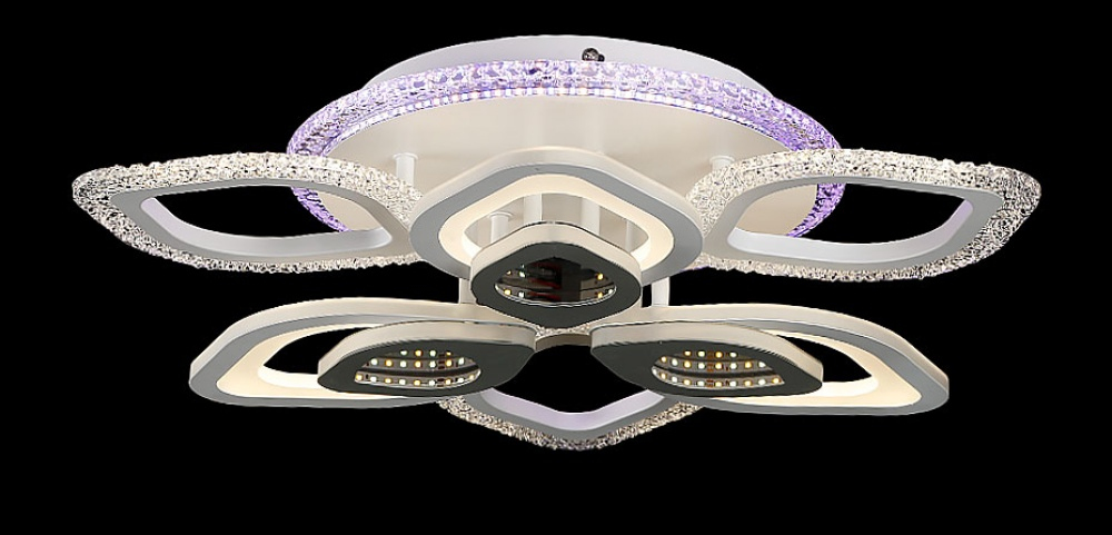 Светодиодная люстра LK29056/3+3+1 LED (WT+GREY)