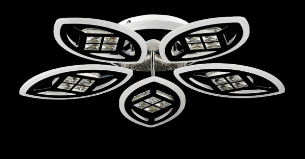 Світлодіодна люстра LK29072/5+1 LED (CR)