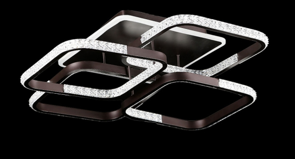 Світлодіодна люстра LK39854/4+1big LED (CF)