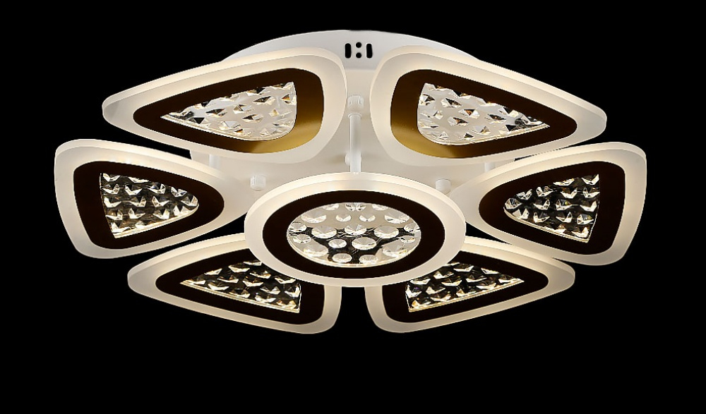 Светодиодная люстра LK39866/6+1 LED (WT+CHAMPANE)