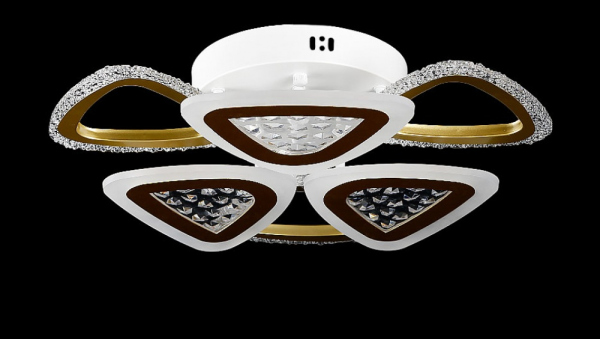 Светодиодная люстра LK29039/5+1 LED (RED+CHAMPANE+WT)