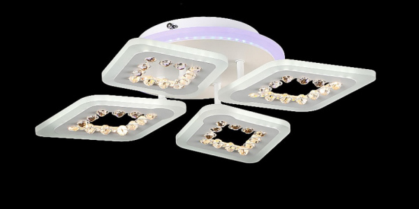 Світлодіодна люстра LK39869/4+1small LED (WT)