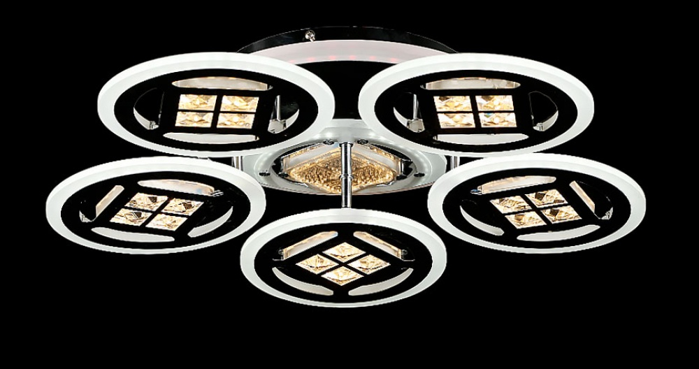 Светодиодная люстра LK28979/5+1 LED (CR)