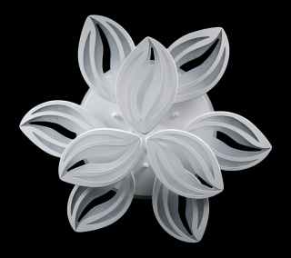 Светодиодная люстра LK23/6+3 LED (white)