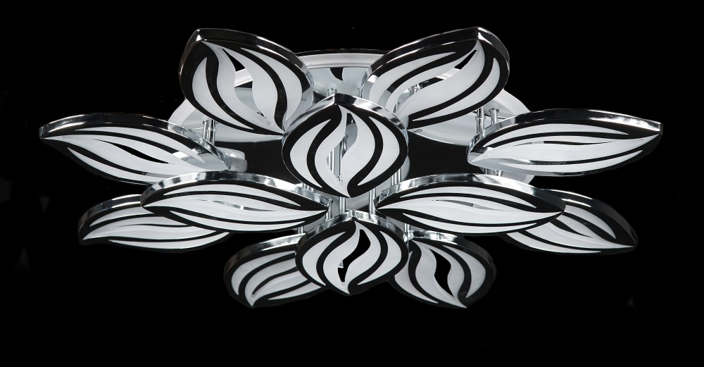 Світлодіодна люстра LK23/8+4 LED (chrome)