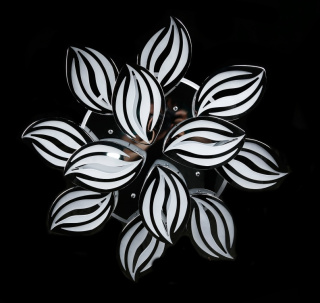 Світлодіодна люстра LK23/8+4 LED (chrome)